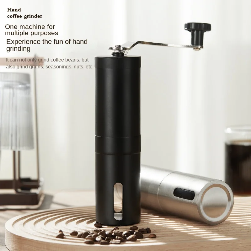 Coffee Bean Grinder Stainless Steel Crank Adjustable Thickness Hand Grinder Coffee Machine Kitchen Accessories Tool