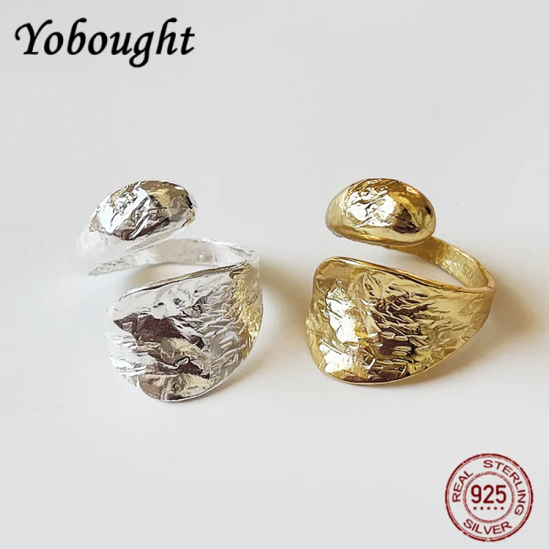 

НОВЫЙ стерлингового серебра 925, корейская версия, нерегулярная вогнутая выпуклая поверхность, каплевидная форма, персонализированный женский подарок