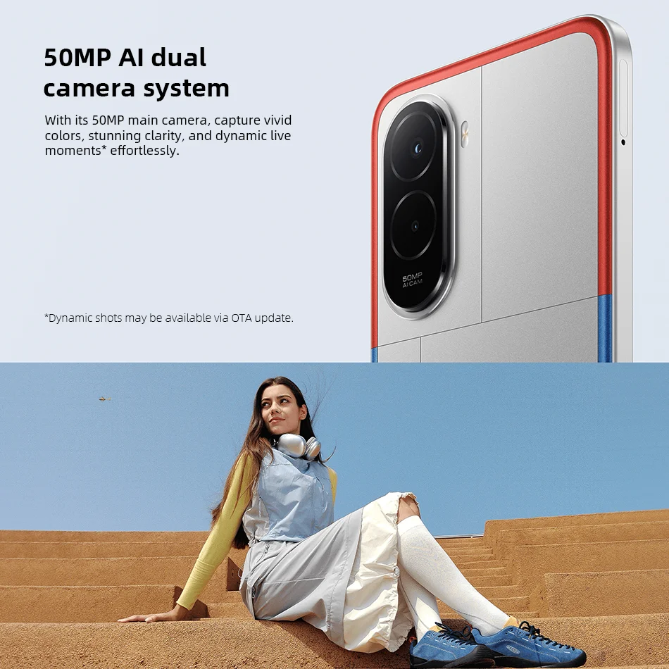 POCO M7 الإصدار العالمي Snapdragon 685 غامرة 6.9 بوصة FHD + عرض بطارية 7000 مللي أمبير في الساعة 33 وات شحن هاتف محمول NFC