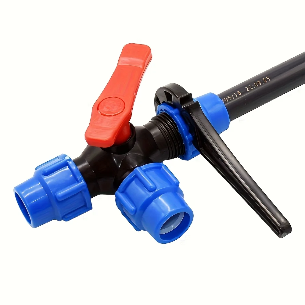 

Tube Tap Water Splitter Plastic Quick Connector Valve T-Type Three-Way Valve Garden Agriculture Irrigation Water Pipe Fittings