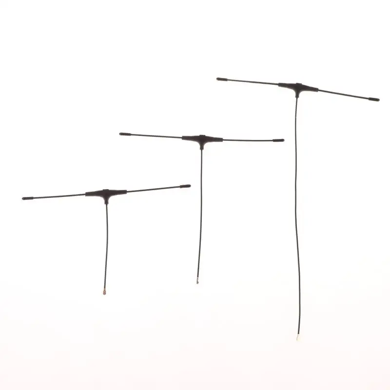 2 قطعة 915 ميجا هرتز 2.4 جيجا هرتز T-نوع هوائي IPEX1 UFL موصل ل IPEX1 متوافق مع TBS نانو استقبال RC طائرة بدون طيار FPV