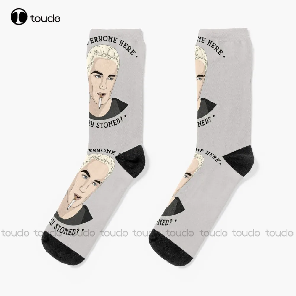 

Spike Buffy The Vampire Slayer Socks Mens Socks High Quality Cute Elegant Lovely Kawaii Cartoon Sweet Cotton Sock New Popular