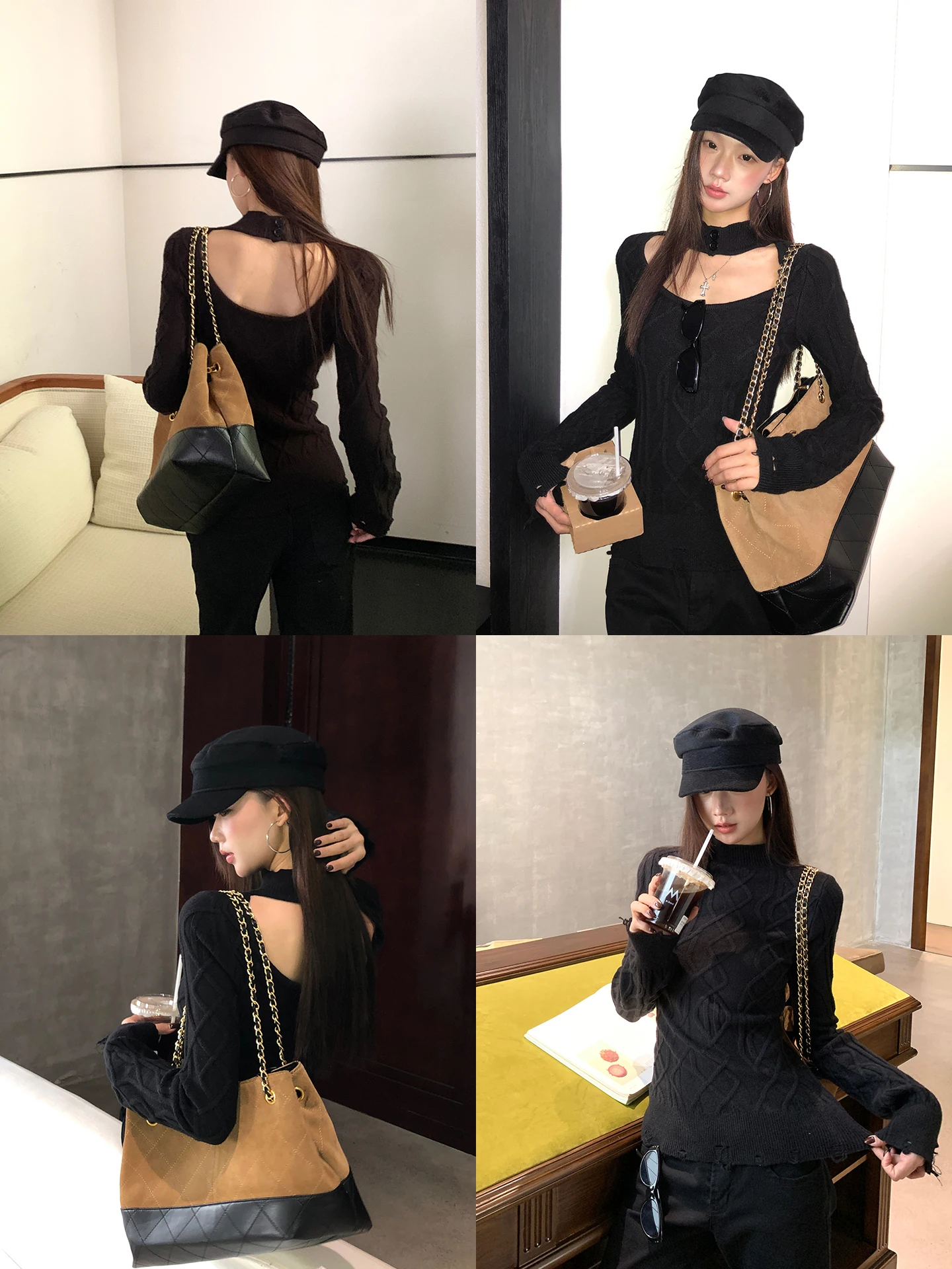 

Облегающий женский трикотаж Bla, внутренняя одежда, верхняя одежда, зимний модный топ, длинный пуловер Sve Crew Ne для поездок на работу