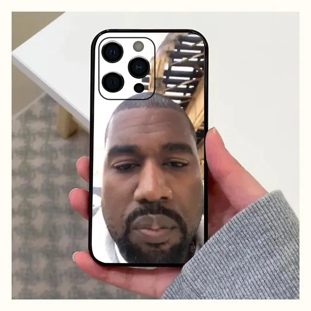 Funny Kanye West Ye Phone Case For Apple iPhone 15,14,13,12,11,Pro,X,XS,Max,XR,Plus,Mini Soft Black Cover