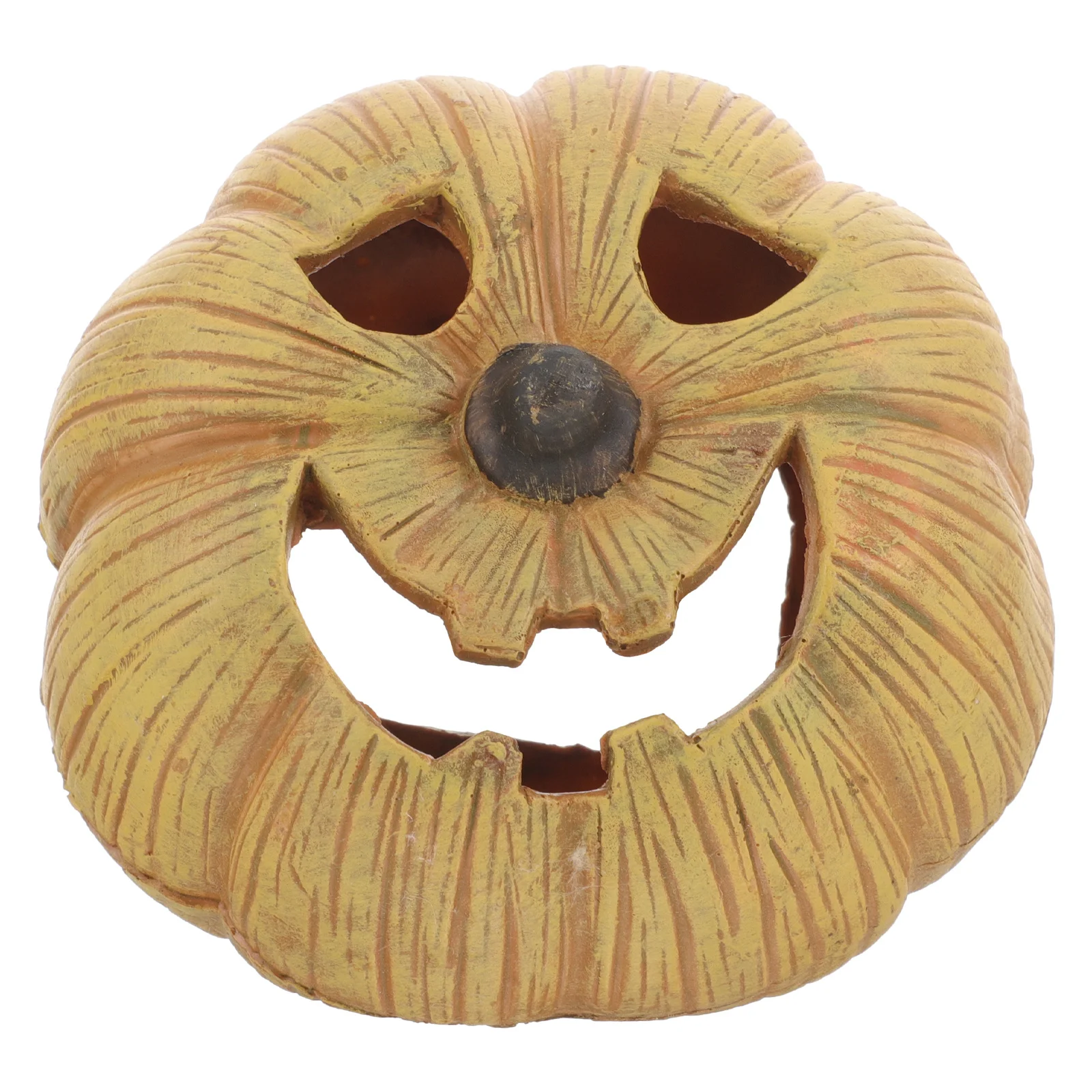 

Creative Reptile Pumpkin Cave Resin Hiding Place for Small Pets Safe Shelter Tank Decoration Reptile Hide Turtle Hide Cave