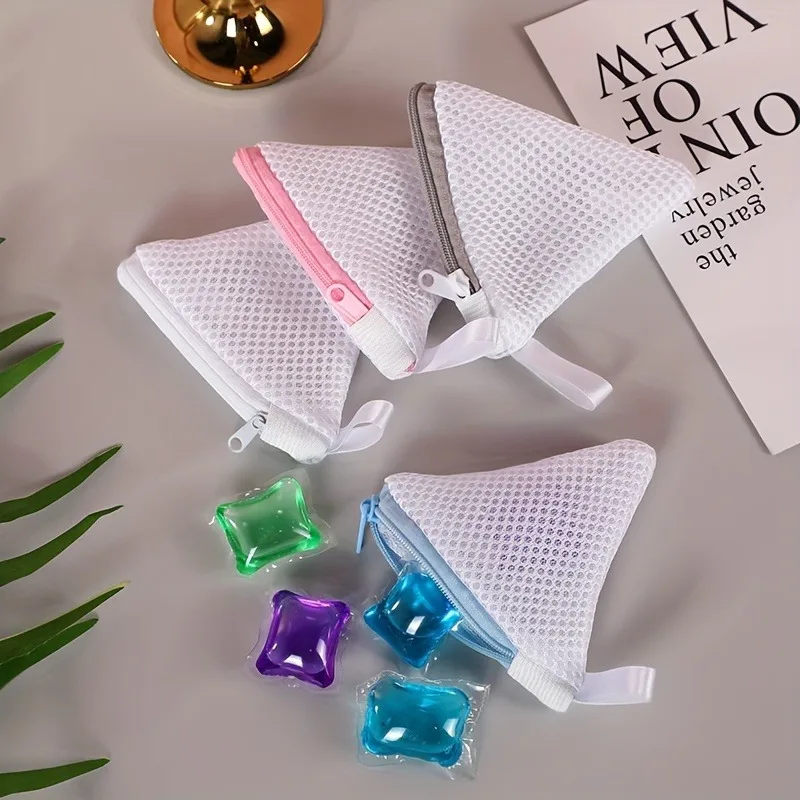 Multifunctional Laundry Soap Bag Reusable Mesh Bag with Zipper Scent Bead Compatible Machine Washable Delicates & Small Items
