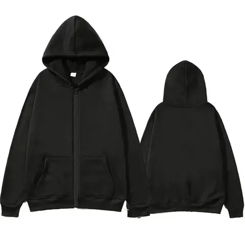 남성과 여성을 위한 지퍼 클로저 후드티 & 스웨트셔츠 가을 및 겨울 스포츠를 위한 편안하고 세련된 운동용 겉옷