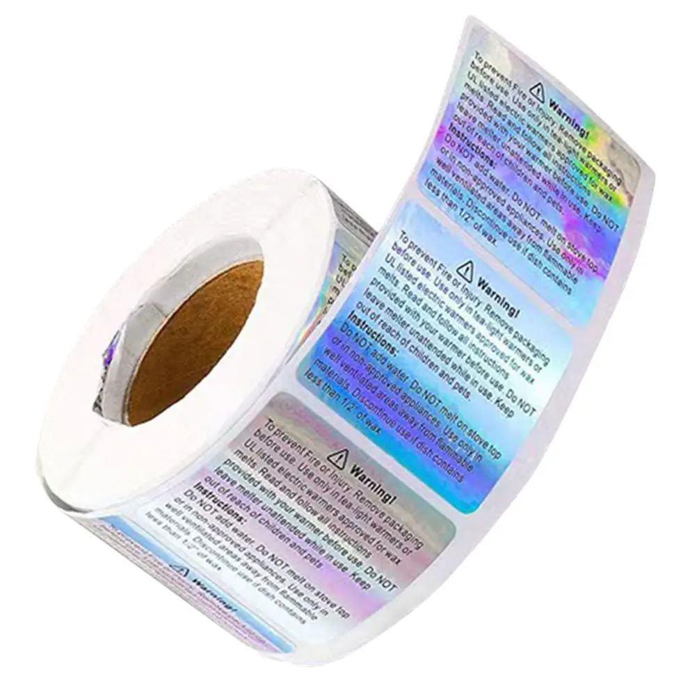 500 шт., предупреждающие наклейки для плавления воска, клейкие защитные этикетки для самостоятельного изготовления контейнеров для хранения
