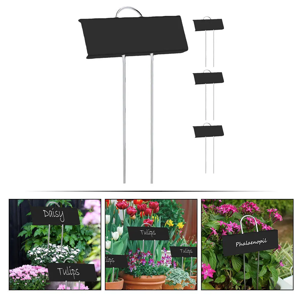 

4pcs Plant Labels Metal Tags For Succulent Herb Vegetable Garden Markers Plant Name Tags Durable Lawn Decor Craft Gardening
