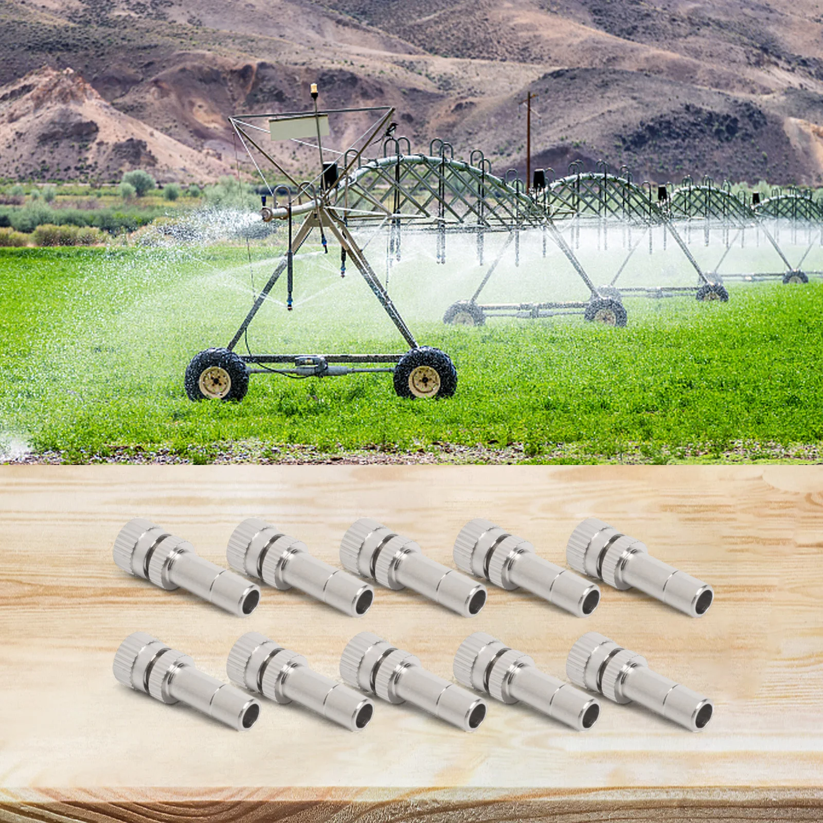 

Copper Spray Nozzle Gardening Nozzles Gardening Plant Watering Cooling System Easy To Install Quick Connection Design