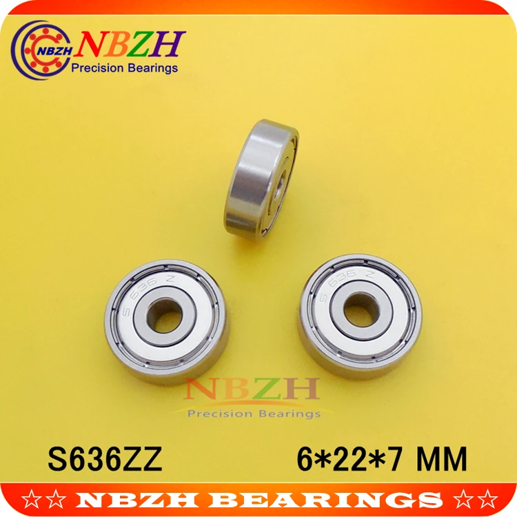 NBZH bearingDeep Groove Radial Ball Bearing 636ZZ 636-2RS S636ZZ  S636-2RS 6*22*7 Mm