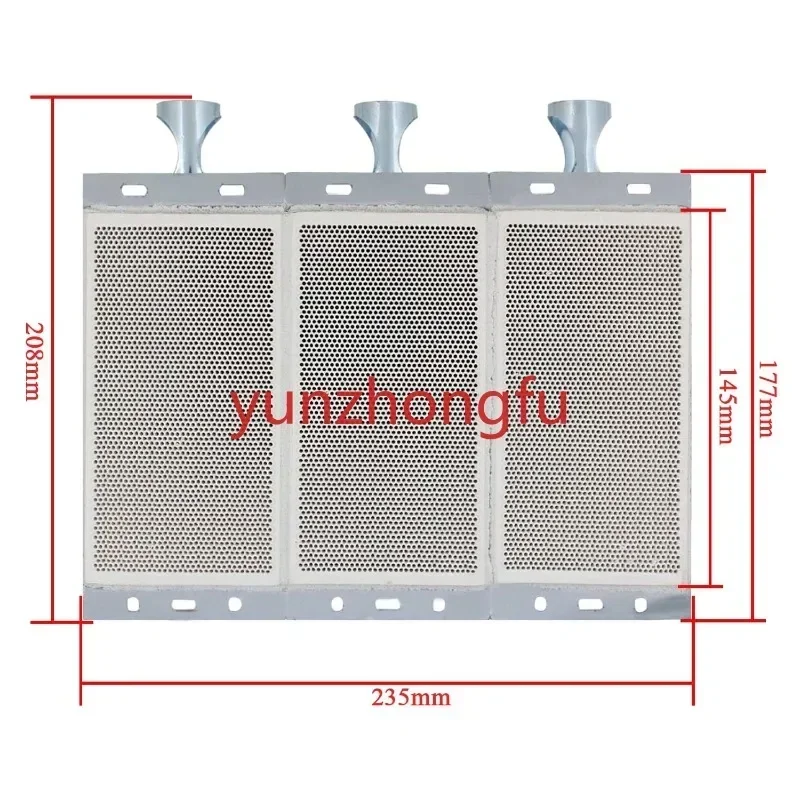 board 1pc ceramic honeycomb soldering board for gas heater refractory heating stove Gas Stove Head soldering