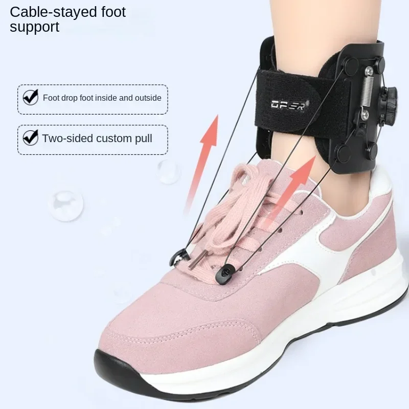

Rehabilitation Equipment Shoe Ankle Support Foot Droop,Varus Fixator,Ankle Drag,Posture Straightener, Correcting Valgus Training