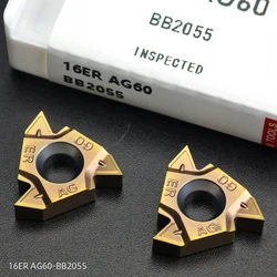 Inserto filettato in metallo duro BB esterno interno indicizzabile tornio decespugliatore 16er 16IR 11ER 11IR per metallo acciaio alluminio CBN PCD