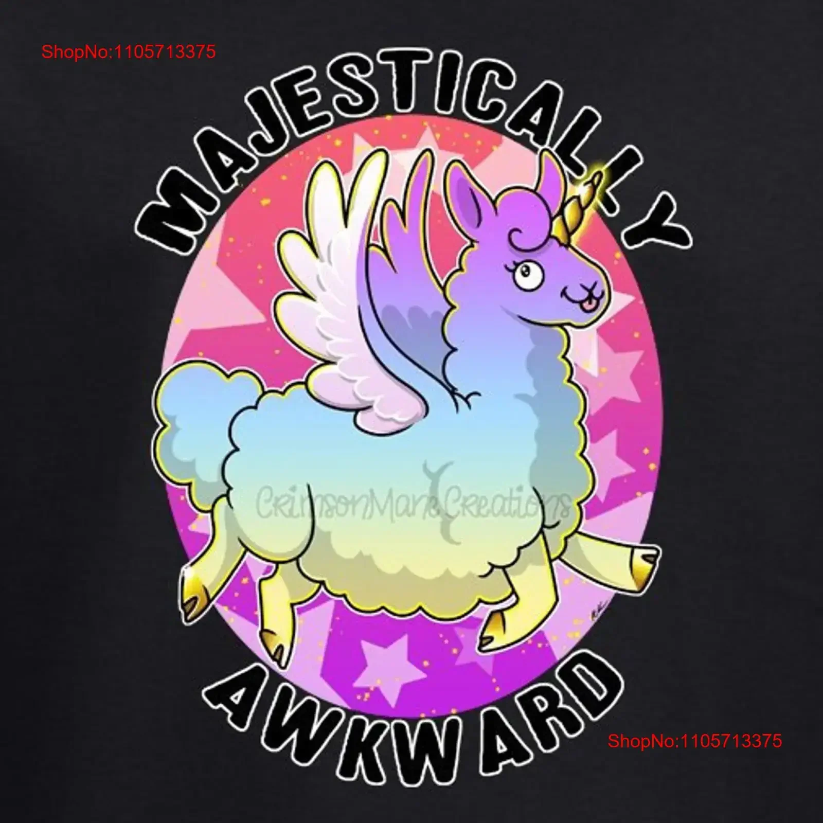 Majestically Awkward Unicorn Llama T Shirt Kids Ladies Mens Sizes vintage Washed Unisex graphic streetwear fashion Soft