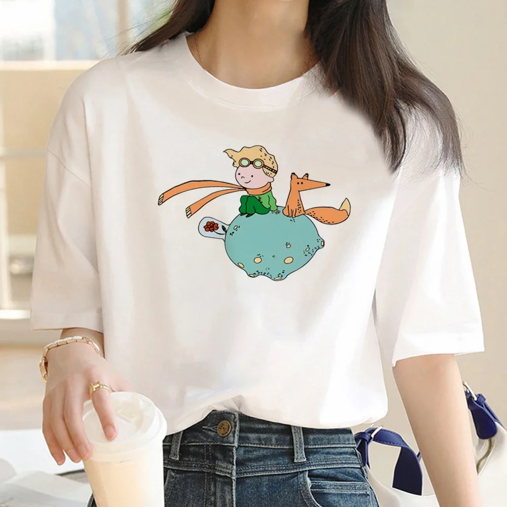 the Little Prince top women Japanese streetwear anime t shirt female streetwear clothing