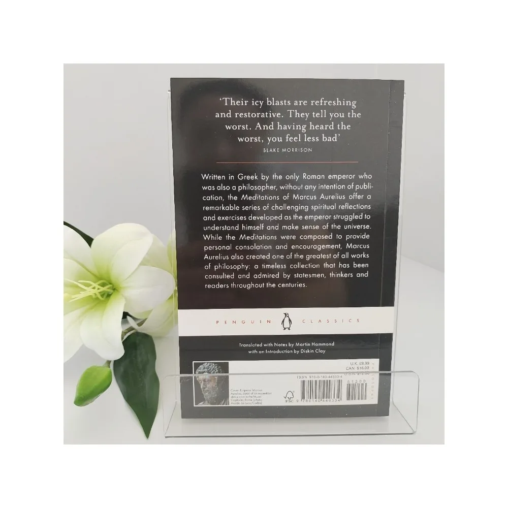 Meditations Marcus Aurelius English Book Classic Stoic Philosophy Western Literature Self Reflection Reading