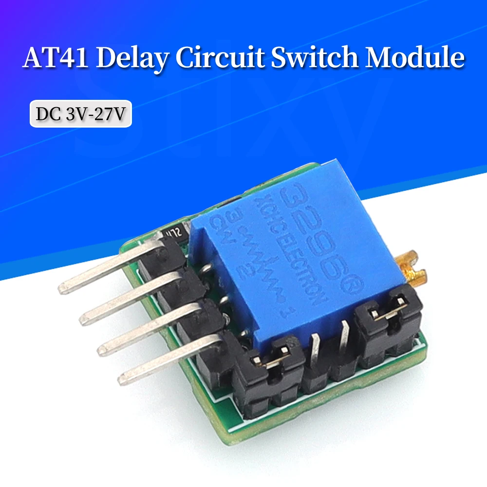 AT41 Delay Circuit Module Timing Switch 1S-40 Hours DC 3-27V 5V 12V 24V Over NE555 Delay Time