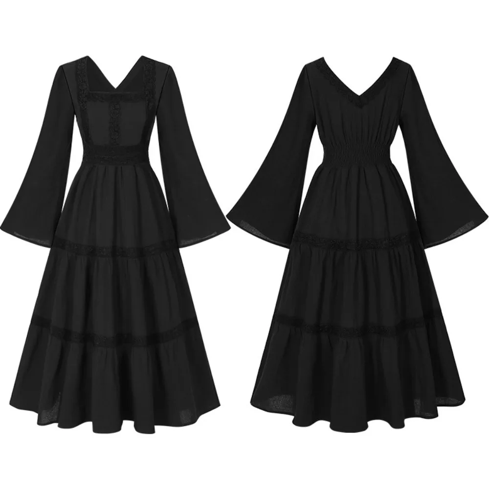 Костюм средневекового эпохи Возрождения на Хэллоуин — платье европейской викторианской эпохи, винтажное историческое платье для тематических вечеринок и ролевых игр