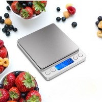 Kitchen Digital Scale 3000g/ 0.1g Small Stainless Steel Jewelry Food Scale Home Digital Weight Gram and Oz Digital Gram Scale