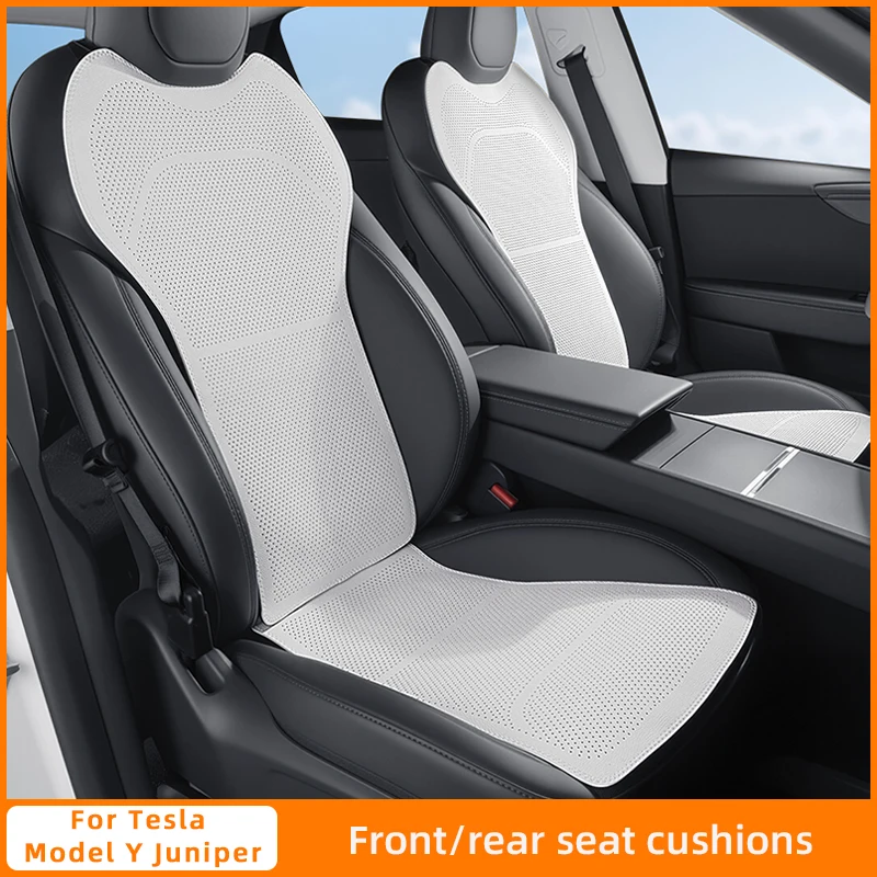 

Для Tesla Model Y Juniper 2025 PU подушка сиденья вентиляция удобная, четыре сезона General Motors подушка сиденья аксессуары