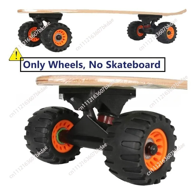 4PCS Skateboard Wheels Street Off Road Skateboard Wheel Anti-Slip Smooth 76x45mm Wheel For Street Park Skateboarding Accessories