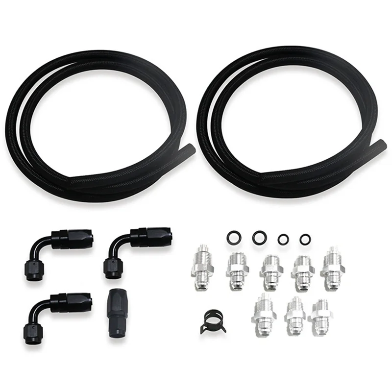 

551082 Universal Power Steering Pump Hose Kit Replacement Part Durability Reliable & Performance For GM LS Swap Ls1ls3