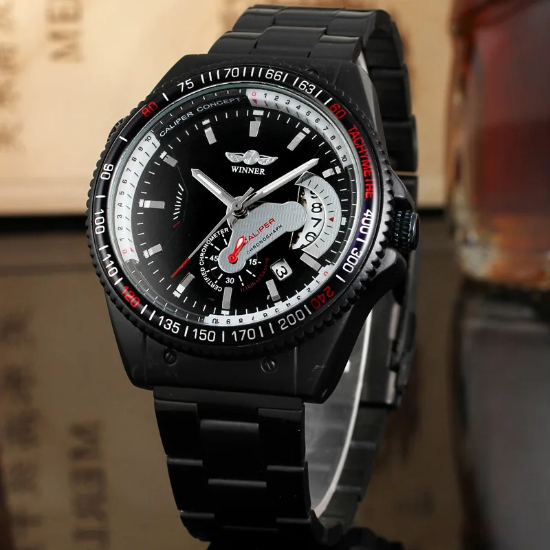 Free Shipping OUTLETSWinner winner Men's Sports Casual Retro Classic Automatic Mechanical Watch