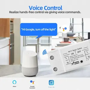 Sakelar Pintar WiFi 16A Sakelar Kontrol Nirkabel Rumah Pintar Pemutus Relai Kontrol Suara Jarak Jauh Mendukung Alexa Google Home Ewelink 10 sakelar wifi geng 5 penjualan terbaik - №