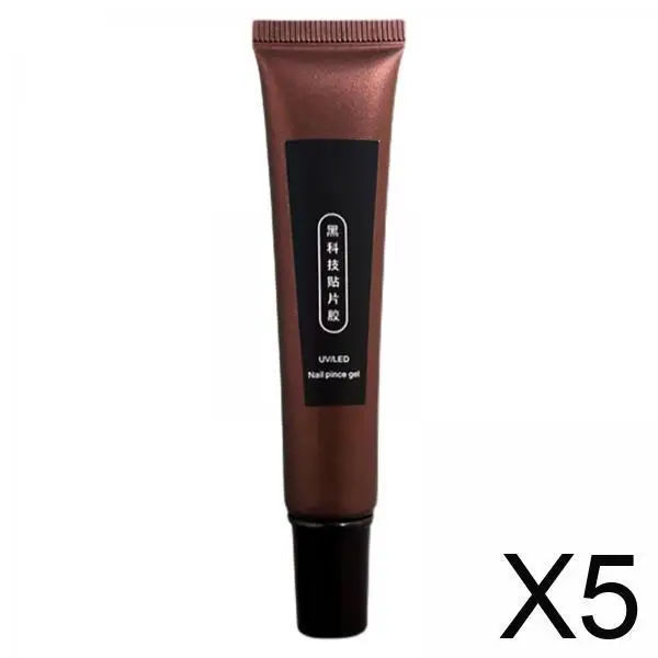 

Прозрачный клей для ногтей, гель для накладных ногтей, безопасный гибкий клей для дизайна ногтей, украшения, полуотвержденные гелевые наклейки для ногтей