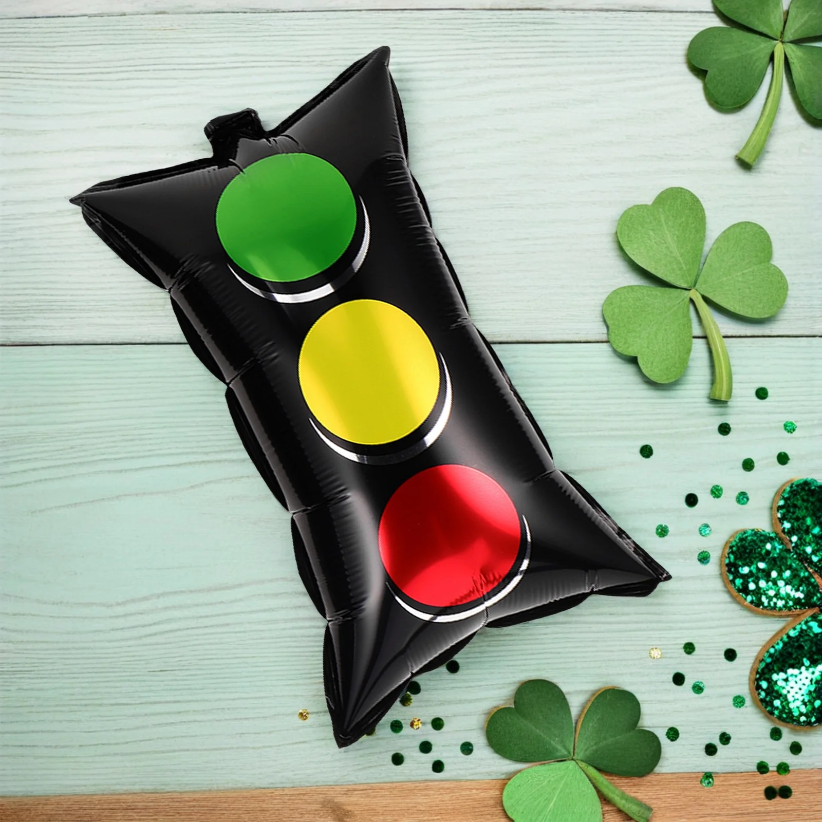 

16Pcs Aluminum Traffic Light Balloon Reusable Race Car Party Decorations Vehicle Birthday Supplies Transportation Theme Photo