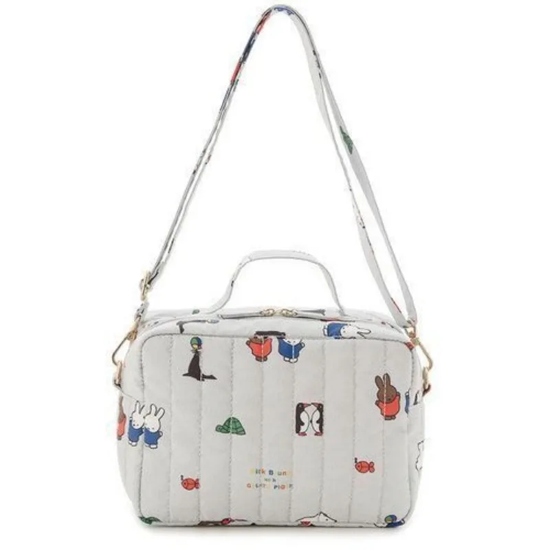 

Hot Kawaii Miffy Series Single Shoulder Bag Creativity Cute Cartoon Printing Girls Fashion Outdoor Shopping Storage Bag