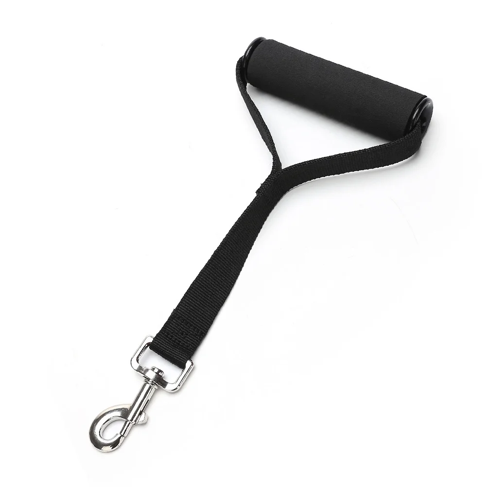 

Short Dog Leash For Medium Large Dogs Metal Hook Rust Resistant Chest Harness Support Training Heel Position Control Pet