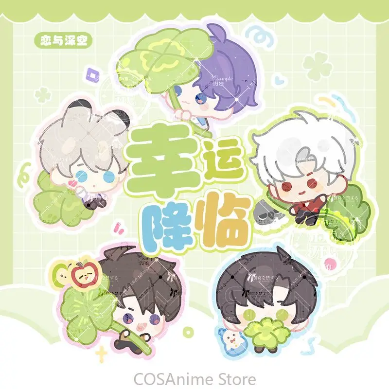 

Anime Love and Deepspace Rafayel Xavier Sylus Caleb Zayne Cosplay Button Pin Cartoon Brooch Badge Backpack Acrylic Stand