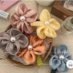 Five petal flower flower phone line hair circle! Female Bubble Braid Braiding Artifact New Jewelry Hair Ring