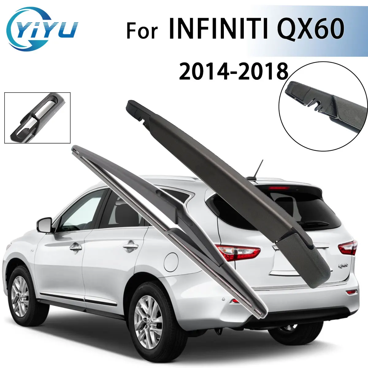 

1/2 шт. автомобильный рычаг заднего стеклоочистителя, щетка стеклоочистителя для INFINITI QX60 2014-2018, автомобильные аксессуары, аксессуары