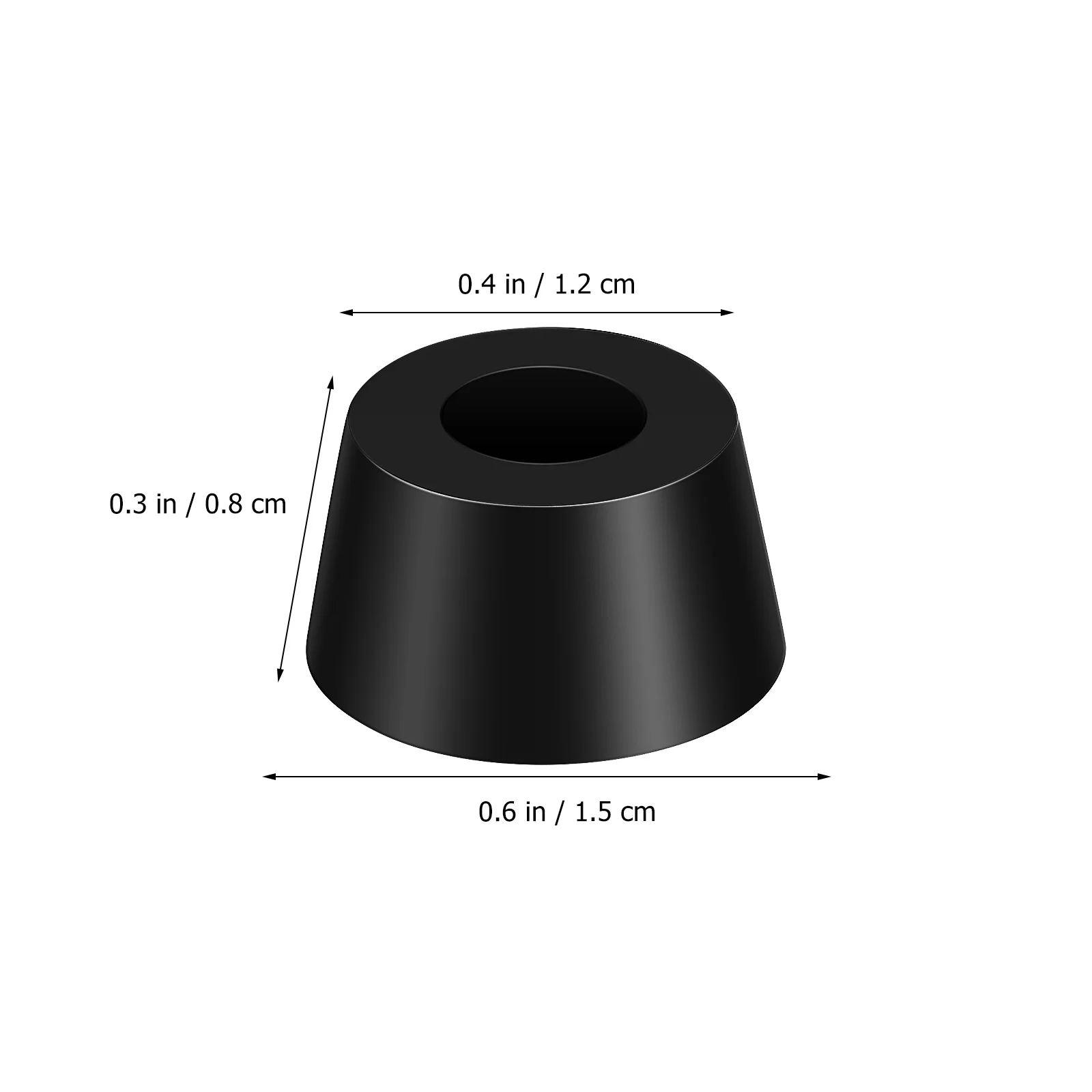 Almohadillas para pies de muebles, pies de goma de Pvc, aparatos eléctricos antideslizantes, dispositivos electrónicos