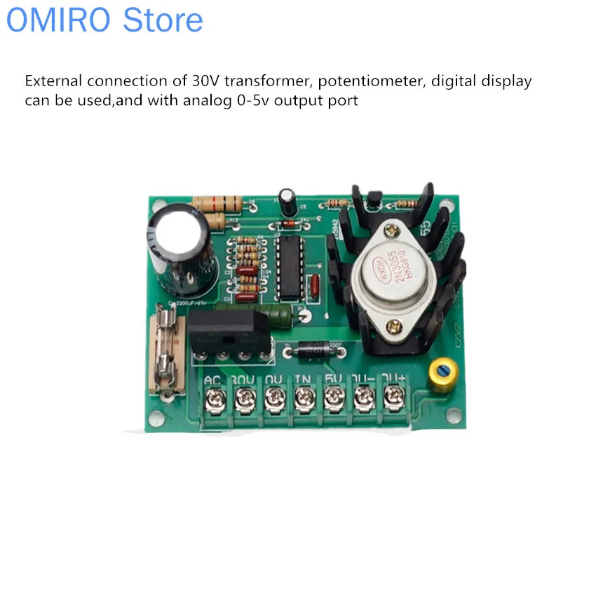 

30V-2A 3A Manual Tension Control Board with PLC Potentiometers and Magnetic Powder Brake Dual Shaft Clutch