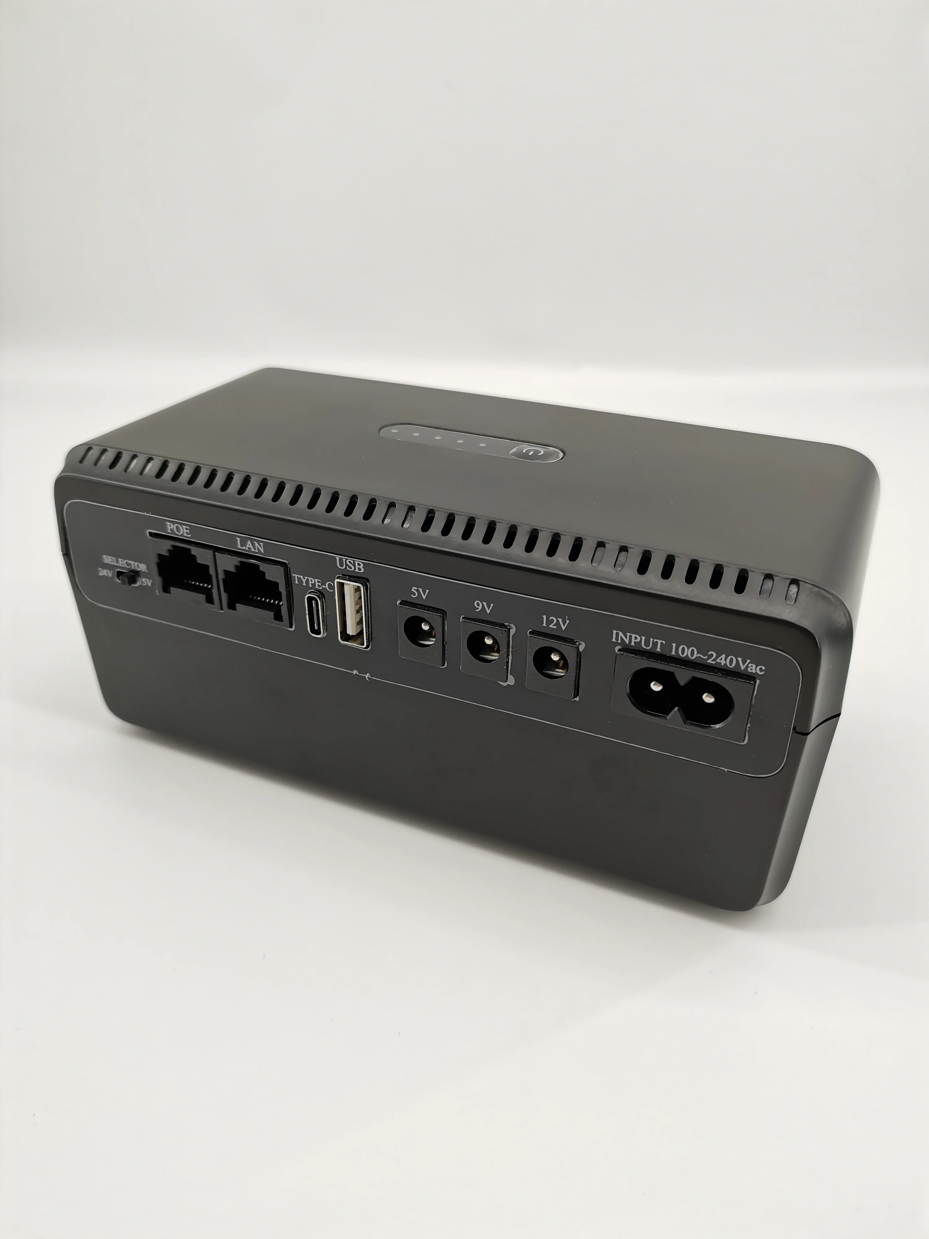 جديد 36 واط 20000 مللي أمبير UPS صغير LiFePO4 بطارية على الانترنت تيار مستمر احتياطية الطاقة UPS لكاميرا CCTV مودم موزع إنترنت واي فاي 12 فولت 9 فولت 5 فولت POE LAN TYPE-C #5