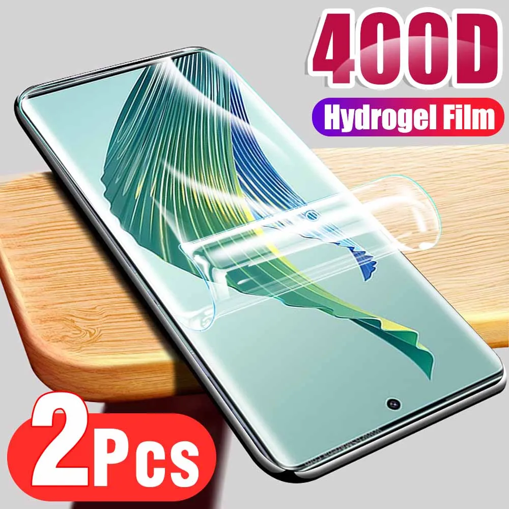 2pcs Front Hydrogel Film For Honor Magic5 Lite 5G Full Coverage Protective Soft Screen Protector Film Honar Magic5 Magic 5 light