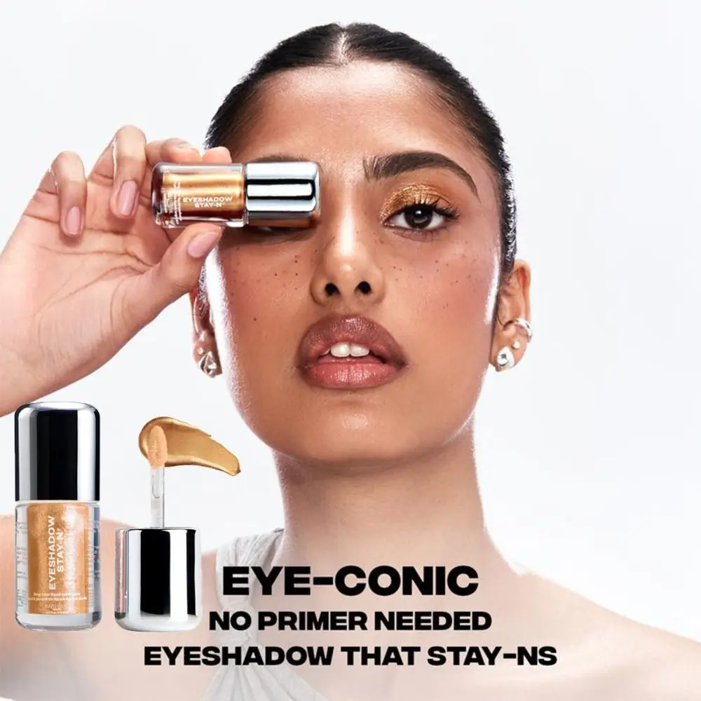 Fein schimmernder, perlmuttartiger, flüssiger Lidschatten, langanhaltender, wischfester Lidschatten, hochglänzender Augen-Highlight-Glitzer für Augen-Make-up