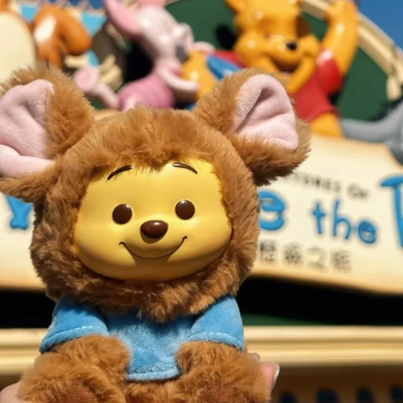 ديزني ويني ذا بوه المشاغب حفلة الفينيل اللعب Kawaii أنيمي بوه الدب حقيبة قلادة ألعاب أطفال لطيف عروسة كارتون ديكور الهدايا