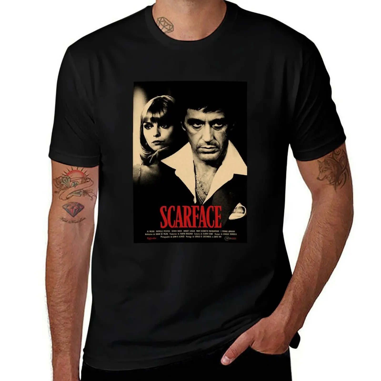 

man graphic Funny Pacino shirts shirt T-Shirt Scárfáce Paper with Al designer t man Kraft shirt t T-Shirt prints t Men