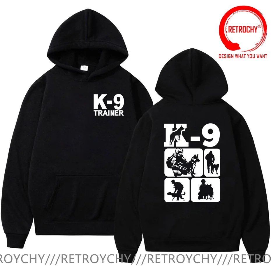 

K-9 Trainer K9 Unit Hoodies Sweatshirts Men Fashion Men'S Fashion Clothes Sport Fleece Streetwear Oversized Casual Sweatshirt