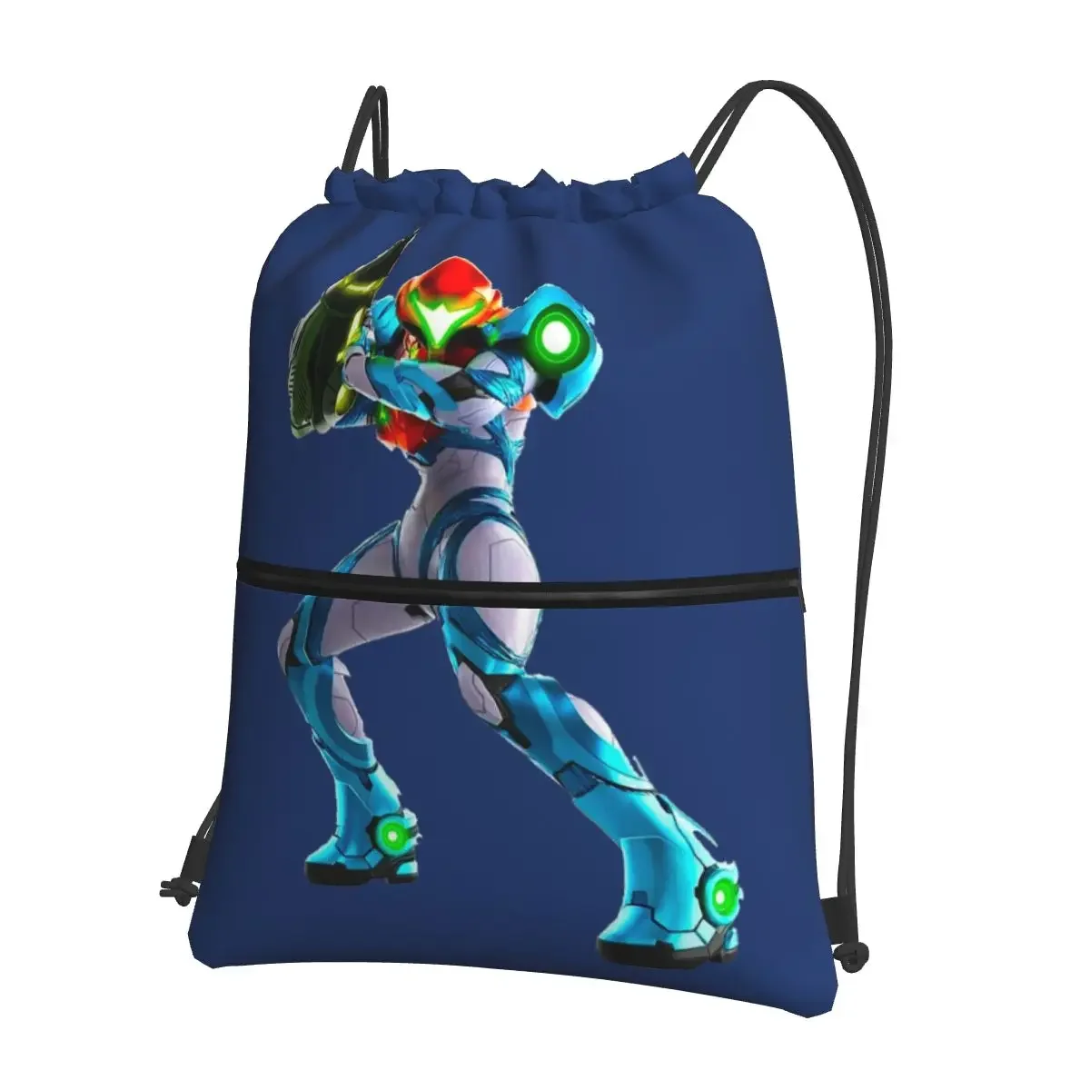 

Samus (Metroid Dread) Portable Backpacks Drawstring Bag Multi-function Drawstring Bundle Pocket Storage Bags For School Students