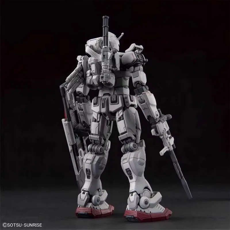 بانداي الأصلي HG 1/144 GUNDAM أنيمي نموذج RX-78(G)E GUNDAM EX (RFV) عمل الشكل التجمع نموذج لعب هدايا للأطفال