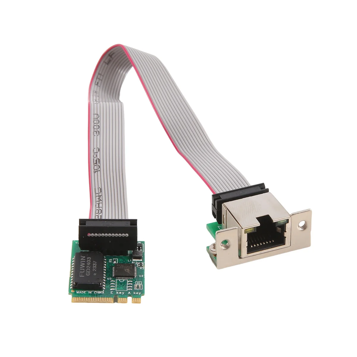 BVBV M.2 A+E KEY 2.5G Ethernet LAN Card RTL8125B بطاقة شبكة التحكم الصناعي M.2 جيجابت إيثرنت بطاقة الشبكة