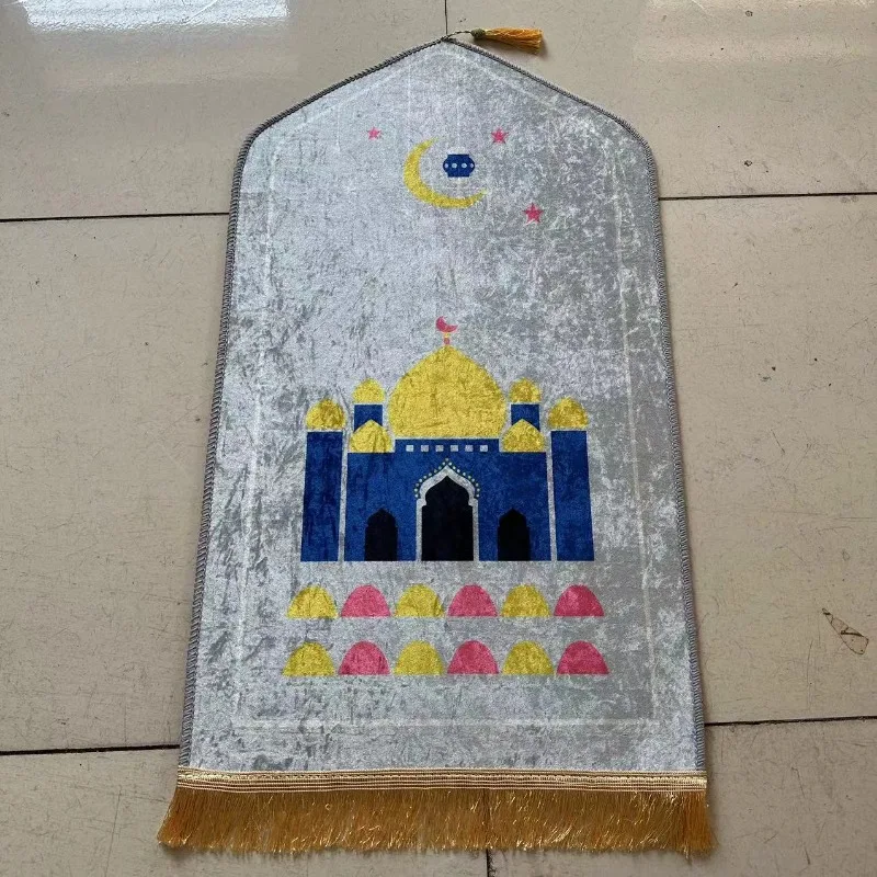 Childrens Report Printing Thick Mat Soft Fleece Carpet for Living Room Prayer