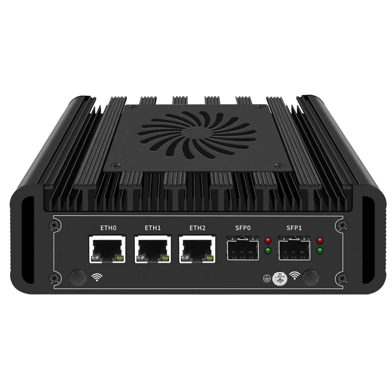 Paradafuoco Mini PC Intel N150 I3 N305 2x10G SFP 3x2.5G i226-V Lane DDR5 NVMe pfSense OPNsense Micro Firewall Apparecchio