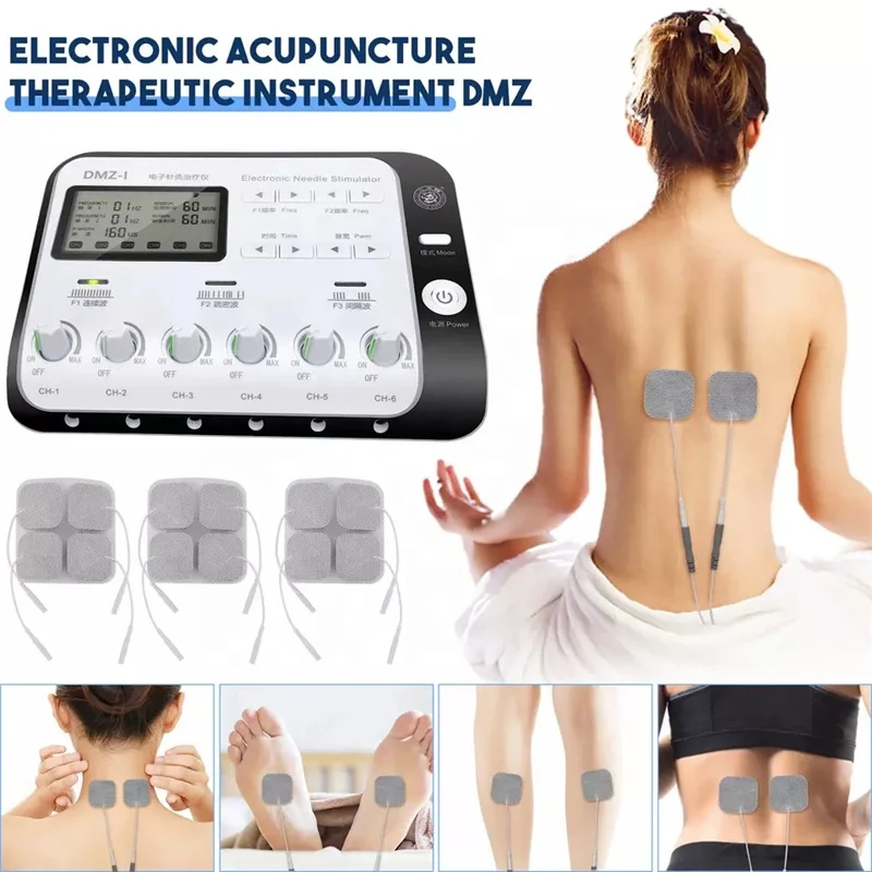 

6 Output Electroacupuncture Acupuncture And Moxibustion Muscle Stimulator TENS Neuromuscular Therapy Massager Relieves Pain